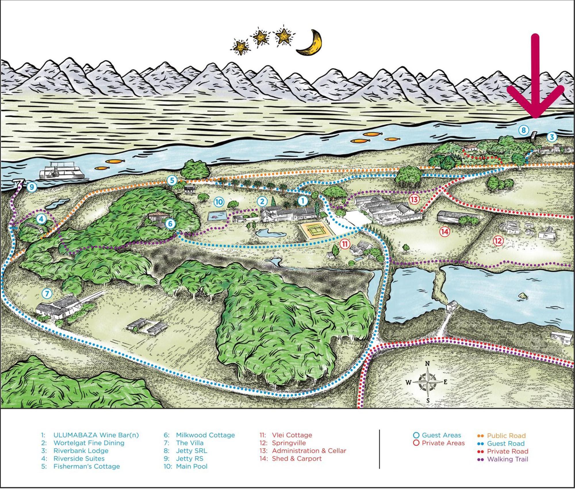 Springfontein River Lodge Stanford Εξωτερικό φωτογραφία